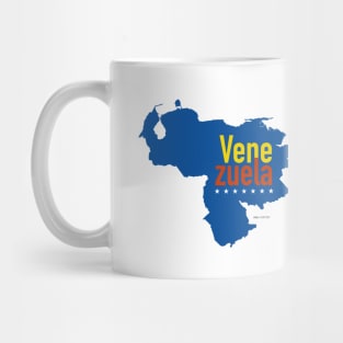 Venezuela Mapa Tricolor Mug